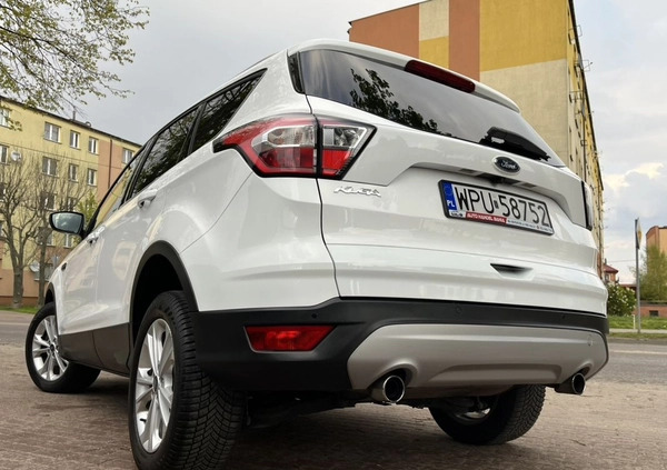 Ford Kuga cena 61700 przebieg: 198555, rok produkcji 2017 z Olsztynek małe 704